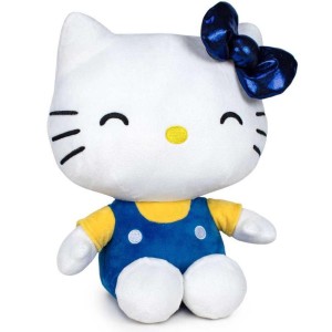 Hello Kitty - Maskotka 22 cm - 50th Anniversary HELLO KITTY granatowa - 38694  