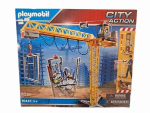 OUTLET Playmobil 70441 City Action - Zdalnie sterowany żuraw z elementem konstrukcyjnym