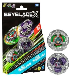 Beyblade X  – Zestaw Beyblade Dwupak - Yell Kong  i Helm Knight -  F9586 G0198 - Uzupełnienie 