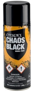 CITADEL - Spray Podkład - Chaos Black 400 ml - 62-02