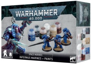 Warhammer 40000 - Zestaw farb Citadel - Infernus Marines + Paints - 60-11