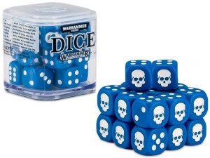 Warhammer 40000 Age of Sigmar - Citadel Dice Cube - Kości niebieskie 20 szt. - 65-36 