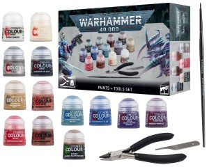 Warhammer 40000 - Zestaw farb Citadel + akcesoria - Paints + Tools set - 60-12 