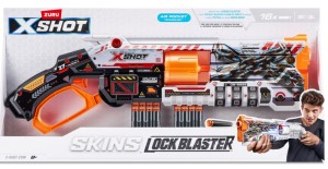 XShot Pistolet na strzałki - Skins  Lock Blaster - 16 strzałek - 36606