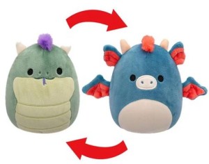 Squishmallows - Miękka maskotka 12 cm - Magtus & Carin 2w1 - SQFP00219 SQFP00220