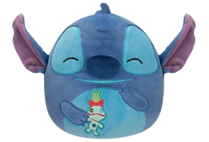 Squishmallows Disney – Miękka maskotka 20 cm - Stitch ze Scrumpem - 0566