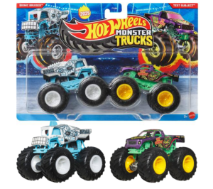Hot Wheels – Monster Truck – Dwupak pojazdów: Bionic Brusier vs Test Subject - FYJ64 JCC68