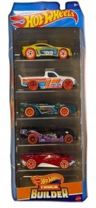 Hot Wheels - Pięciopak samochodzików – Track Builder HLY69