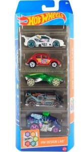 Hot Wheels - Pięciopak samochodzików – HW Design Lab HLY72