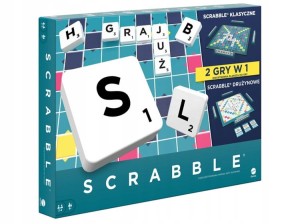 Mattel - Gra Scrabble - Wersja polska - Nowa edycja HXM53