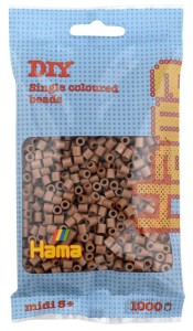 Koraliki Hama MIDI 1000 Koralików 207-76 Kolor Nugat