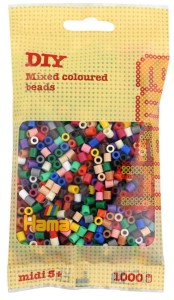 Koraliki HAMA MIDI 1000 Koralików 207-67 mix kolorów nr 67