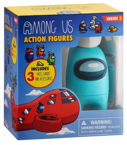Among Us – Figurka akcji 12 cm – Turkusowy Crewmate – Seria 2 – AU6210 
