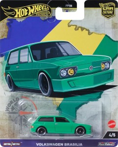 Hot Wheels Premium - World Tour - Volkswagen Brasilia zielony - FPY86 HRV82