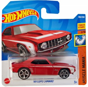 Hot Wheels - Samochodzik '69 Copo Camaro czerwony - 5785 HCV68