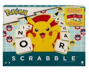 Mattel – Gra Scrabble – Pokemon HXB94 Wersja Językowa Angielski