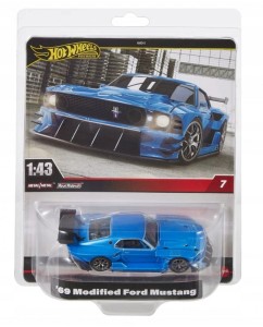 Hot Wheels Premium - Pojazd 1:43 - '69 Modified 69 Ford Mustang- HWT04