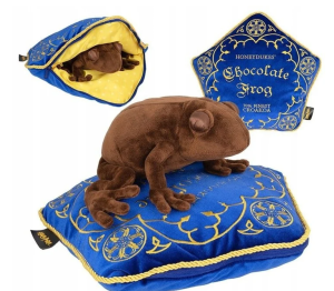 Harry Potter - Zestaw Czekoladowa Pluszowa Żaba i poduszka -  NN8922