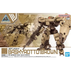 Bandai - Model Gundam Gunpla - 30MM 1/144  eEXM-9 Baskyrotto - 66379 Brązowy -