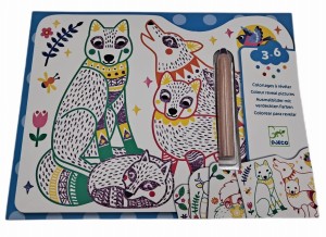 OUTLET DJECO - Magiczne kolorowanki - Leśne zwierzątka 00065 