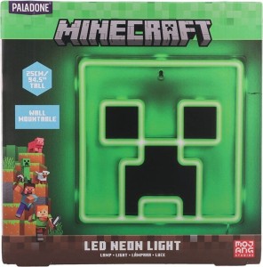 Minecraft – Lampka Ścienna Led Creeper 44842
