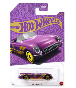 Hot Wheels - 1955 Corvette - Pearl & Chrome -  HDH54 JDM23
