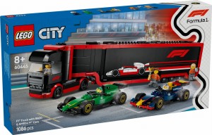 LEGO City 60445 F1 Ciężarówka z bolidami