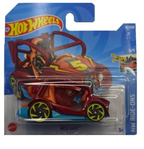 Hot Wheels - Samochodzik Kik Kart czerwony - 5785 HCW58