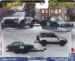 Hot Wheels – Team Transport Jaguar MK1 + 2023 Land Rover Defender 110 - FLF56 JBM29