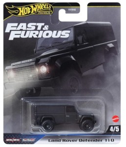 Hot Wheels – Fast & Furious – Samochodzik Land Rover Defender 110 - HNW46 JBL98
