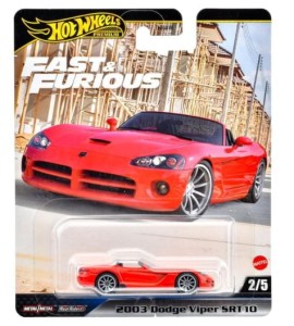 Hot Wheels - Fast & Furious - 2003 Dodge Viper SRT10 - HNW46 JBL85