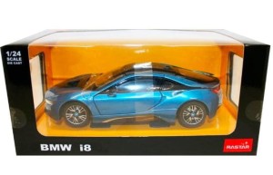 Rastar - Samochód BMW i8 2015 niebieska - 56500   