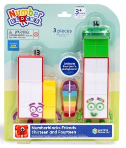 Learning Resources - Number Blocks - Bloki numeryczne zestaw figurek 13 i 14  - HM96925
