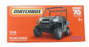 Matchbox - Polaris Ranger szary - DNK70 HLD59