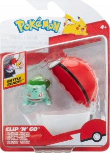 Pokemon - Figurka Clip'n'go Bulbasaur & Poké Ball PKW3634
