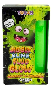 Tuban – Jiggly Slime Fluo Glow - Slime zielony świecący w ciemności - 3535