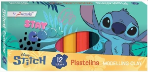 Stitch - Plastelina 12 kolorów - 86412 