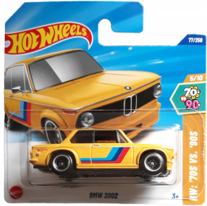 Hot Wheels - Samochodzik  BMW 2002 żółte 5785 HYX21