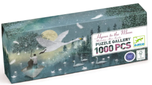DJECO 07688 Puzzle Gallery  - 1000 elementów - Hymn do Księżyca