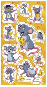 RANOK - Naklejki myszki – 1805