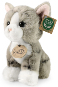 Rappa 222595 Pluszowy szary Kot 18 cm 