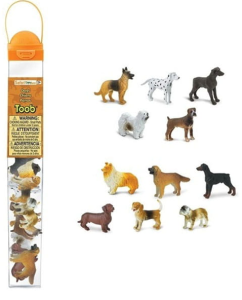 SAFARI LTD 695504 Zwierzęta w tubie - Psy domowe
