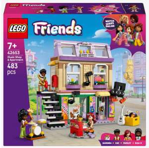 Klocki LEGO Friends 42653 Sklep muzyczny i mieszkanie