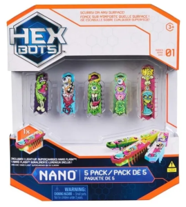 Hexbots Hexbug Nano - Zestaw pięciu robaczków Nano Flash - 6071520 9655