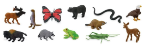 Safari Ltd - Figurki w tubie - Zwierzęta z lasu i łąki 685504