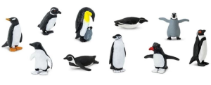 Safari Ltd - Figurki w tubie -  Pingwiny 683404