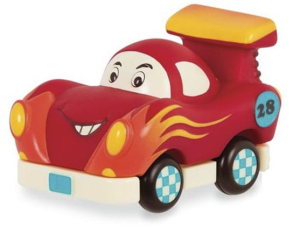 B.Toys - Samochodzik Wheeee-is - Czerwona wyścigówka - BX1496