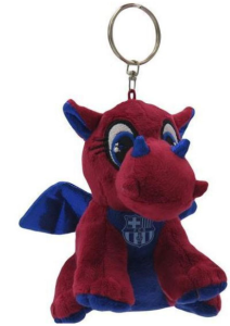 FC Barcelona - Pluszowy Smok Brelok  - 14743