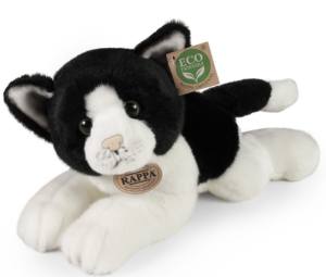 Rappa 203938 Kotek czarno-biały 30 cm 
