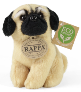 Rappa 230095 Pluszowy Pies Mops 13 cm